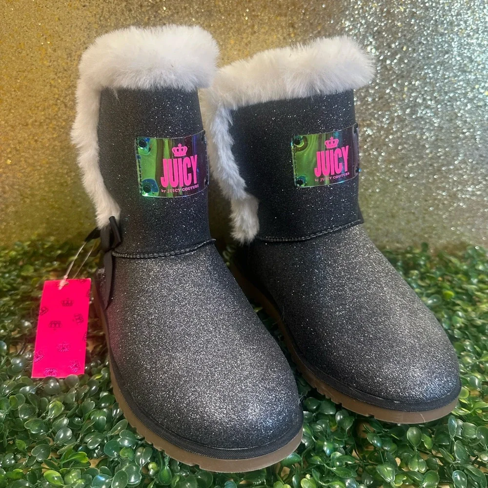 Juicy Couture glittery boots